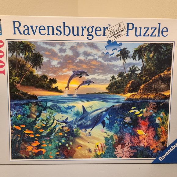 Ravensburger - Coral Bay - Dolphins - 1000 Pieces - Picture 3 of 4